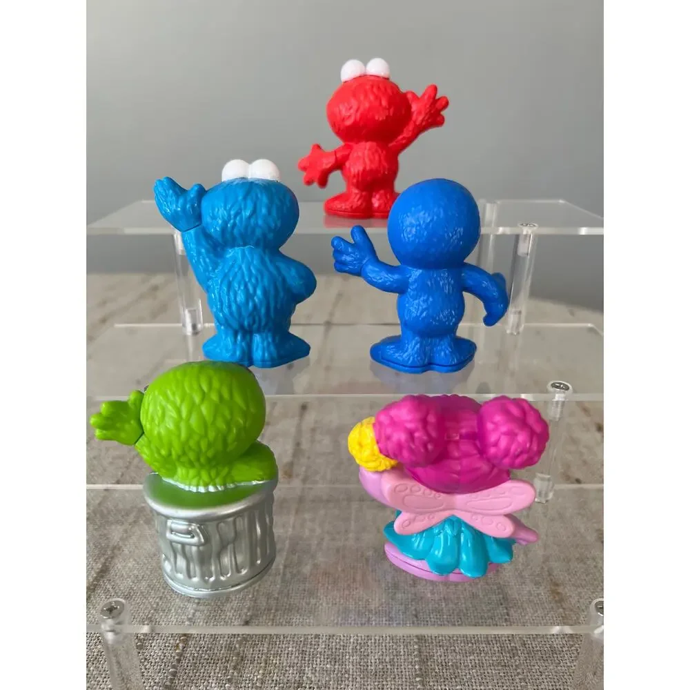 Sesame Street Plastic CakeTopper or Toy Figures Lot of 5 2013